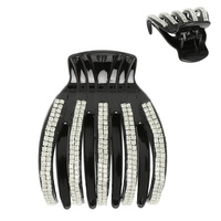 DECORATIVE RHINESTONE PAVE HAIR CLAW CLIP
