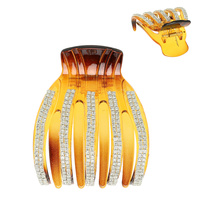 DECORATIVE RHINESTONE PAVE HAIR CLAW CLIP