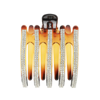 CRYSTAL RHINESTONE ACRYLIC MINI HAIR CLAW CLIP