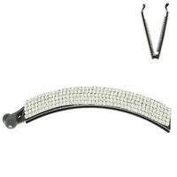 RHINESTONE EMBELLISHED BANANA HAIR CLIP