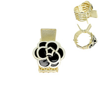 DECORATIVE CAMELLIA FLOWER HAIR CLAW CLIP