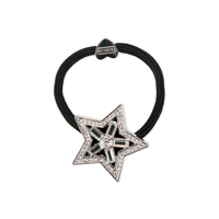 Acrylic Star With Stones Elastic Ponytail Holder Hsy5011R
