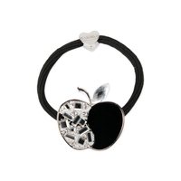 Acrylic Apple With Stones Elastic Ponytail Holder Hsy5013R