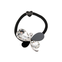 Acrylic Butterfly With Stones Elastic Ponytail Holder Hsy5014R