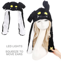 HALLOWEEN CHARACTER LED MOVABLE EARS HAT