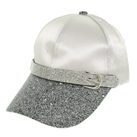 RHINESTONE STUDDED FASHION BASEBALL CAP