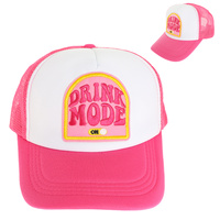 DRINK MODE MESH BACKING BASEBALL CAP