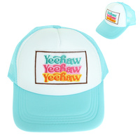 WESTERN "YEEHAW" MESH BACKING BASEBALL CAP