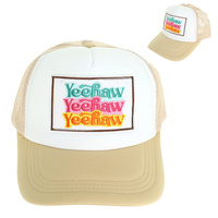 WESTERN "YEEHAW" MESH BACKING BASEBALL CAP
