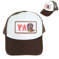 WESTERN "YALL" MESH BACKING BASEBALL CAP