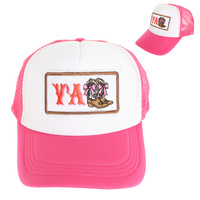 WESTERN "YALL" MESH BACKING BASEBALL CAP