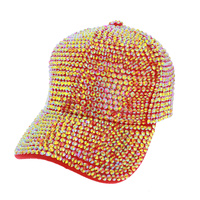 FULL RHINESTONE GEM BASEBALL CAP