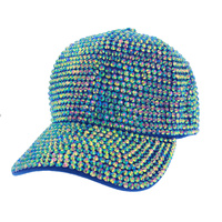 FULL RHINESTONE GEM BASEBALL CAP