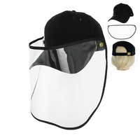 BASEBALL CAP W/REMOVABLE FACE COVER