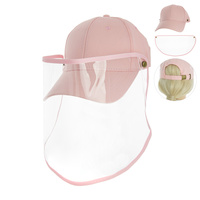 BASEBALL CAP W/REMOVABLE FACE COVER