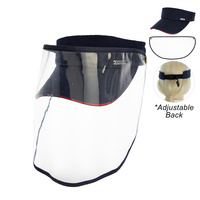 SUN VISOR W/ REMOVABLE FACE COVER