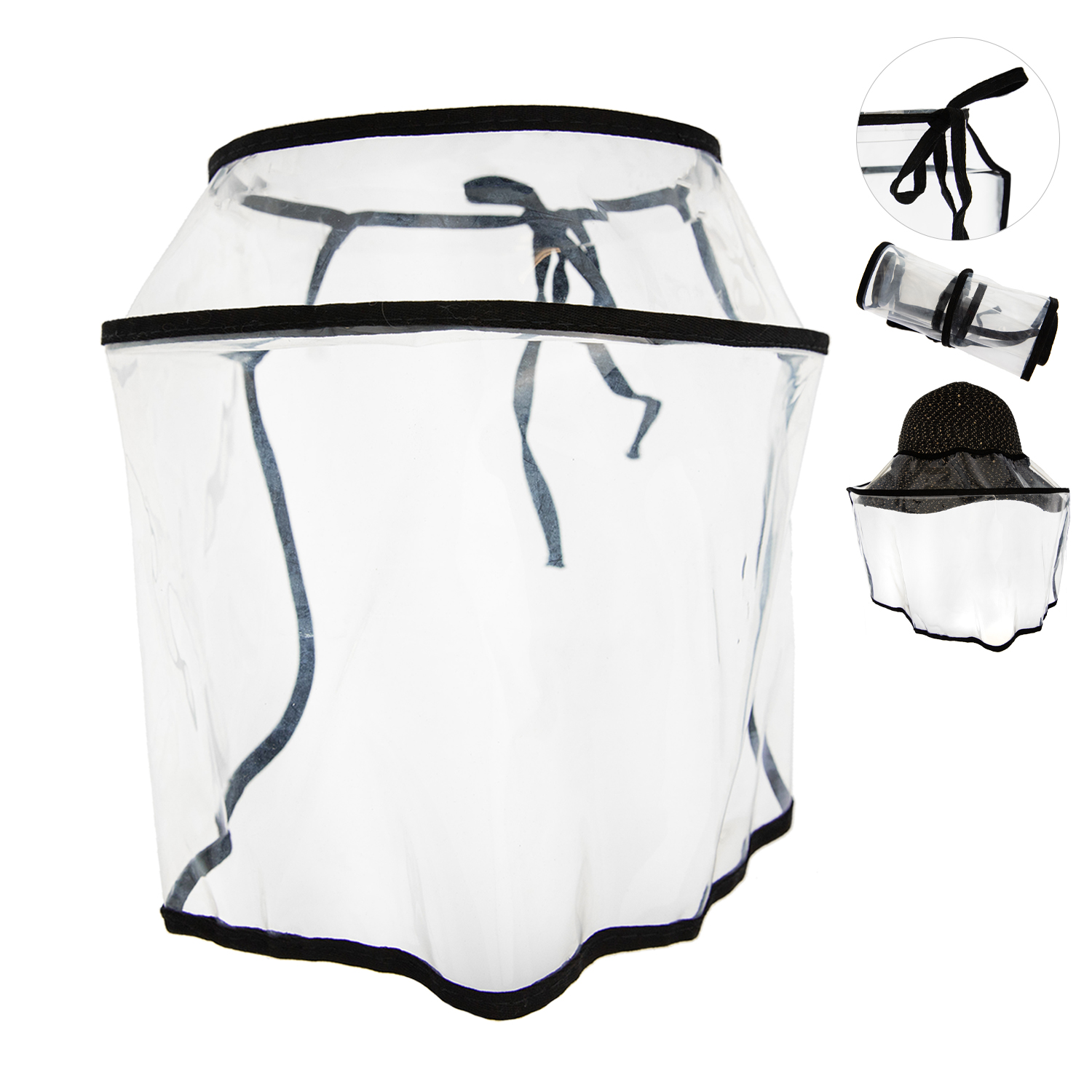 PROTECTIVE FACE SHIELD FOLDABLE CLEAR VISOR