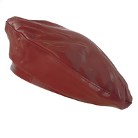 PATENT LEATHER FRENCH STYLE BERET