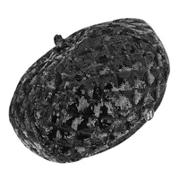 WINTER SEQUIN PADDED BERET
