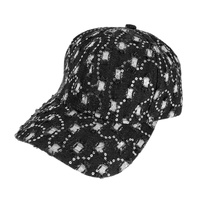 GLITTER AND SEQUIN FASHION BASEBALL CAP