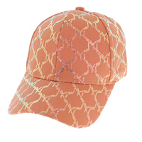 FASHION SEQUIN ADJUSTABLE BASEBALL CAP