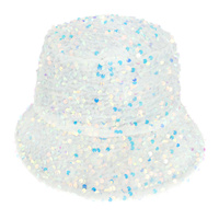 FASHION GLITTER SEQUIN SPARKLE BUCKET HAT