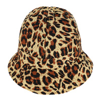 FASHION ANIMAL PATTERN LEOPARD CHEETAH PRINT BUCKET HAT