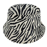 FASHION ZEBRA BUCKET HAT