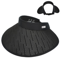 FASHION WIDE DOWN BRIM FABRIC SUN VISOR HAT