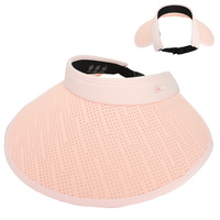 FASHION WIDE DOWN BRIM FABRIC SUN VISOR HAT