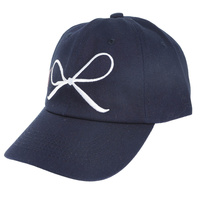 BOW EMBROIDERED BASEBALL CAP