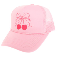 KNOTTED CHERRIES MESH BACKING BASEBALL CAP