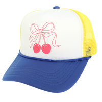 KNOTTED CHERRIES MESH BACKING BASEBALL CAP