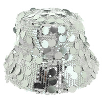 METALLIC SEQUIN BUCKET HAT