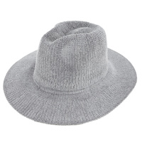 FASHION WIDE BRIM CORDUROY FEDORA HAT