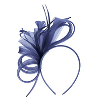 FEATHERED LOOPY FASCINATOR