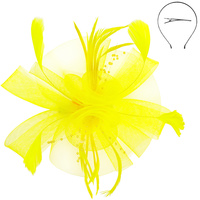 KENTUCKY DERBY SOUTHERN STYLE FEATHER FASCINATOR DETACHABLE HEADBAND INCLUDES HEADBAND AND CLIP