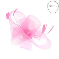 KENTUCKY DERBY SOUTHERN STYLE VEILED FASCINATOR HEADPIECE 3-PIECE DECORATIVE DETACHABLE HEADBAND INCLUDES HEADBAND AND CLIP