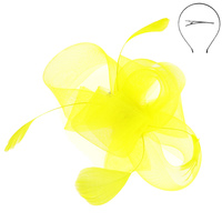 KENTUCKY DERBY SOUTHERN STYLE VEILED FASCINATOR HEADPIECE 3-PIECE DECORATIVE DETACHABLE HEADBAND INCLUDES HEADBAND AND CLIP