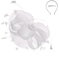 FEATHER SPRAY LOOP FASCINATOR