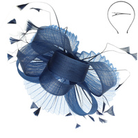 FEATHER SPRAY LOOP FASCINATOR