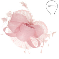 FEATHER SPRAY LOOP FASCINATOR
