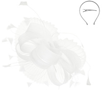 FEATHER SPRAY LOOP FASCINATOR