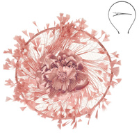 FEATHER SPRAY FLOWER FASCINATOR