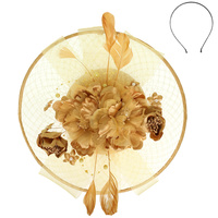 FLORAL SINAMAY DISC FASCINATOR