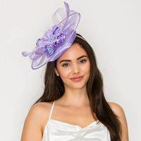 FLORAL SINAMAY DISC FASCINATOR
