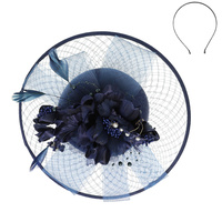 FLORAL SINAMAY DISC FASCINATOR