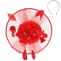 FLORAL SINAMAY DISC FASCINATOR