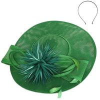 SINAMAY SAUCER FASCINATOR HEADBAND