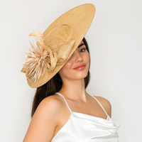 SINAMAY SAUCER FASCINATOR HEADBAND